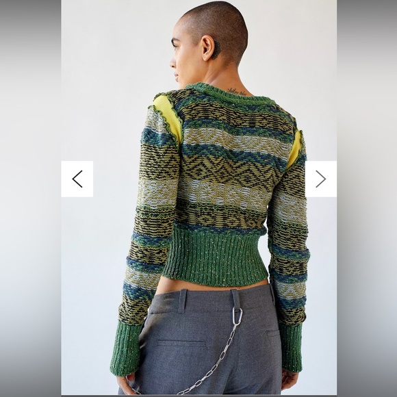 BDG Noah Textured Crew Neck Sweater, size medium, NWT - Picture 2 of 5